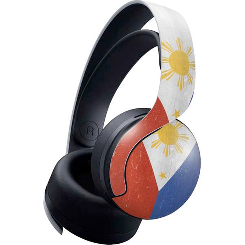 Philippines Flag Distressed PULSE 3D Wireless Headset for PS5 Skin